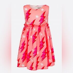 Lola and The Boys Twinkling Lightening Bolt Dress